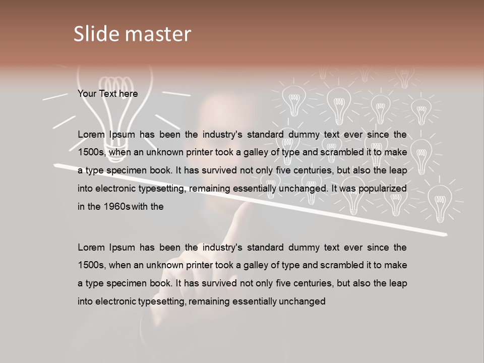 Group Lever Balance PowerPoint Template