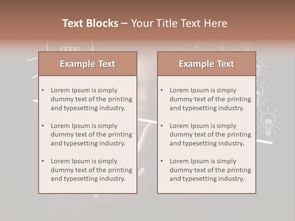 Group Lever Balance PowerPoint Template