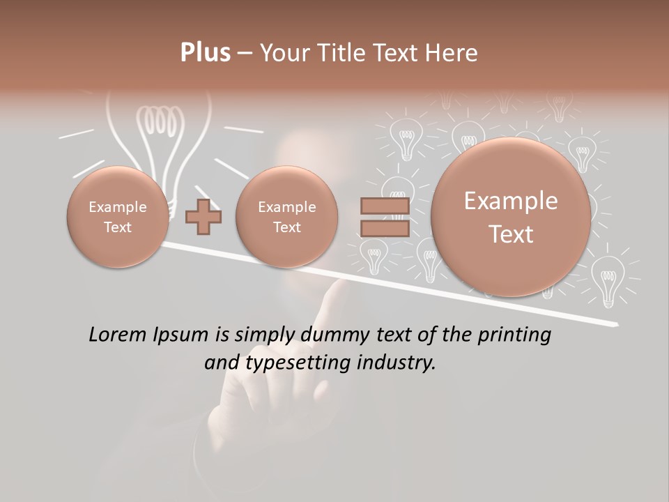Group Lever Balance PowerPoint Template