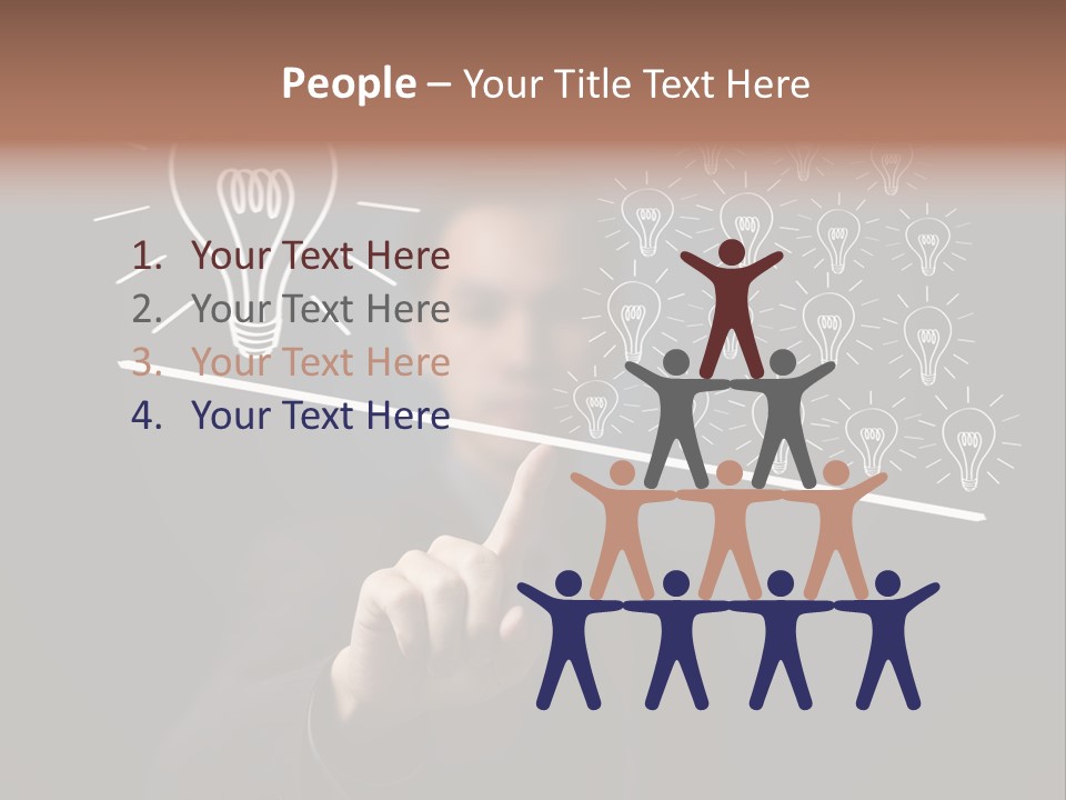 Group Lever Balance PowerPoint Template