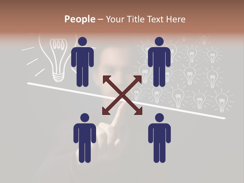 Group Lever Balance PowerPoint Template