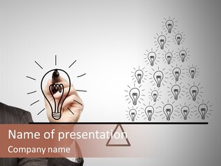 Lamp Leadership Plan PowerPoint Template