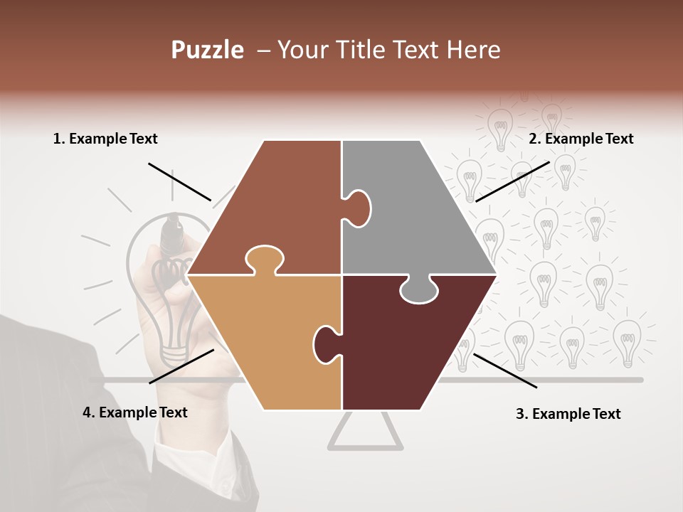 Lamp Leadership Plan PowerPoint Template
