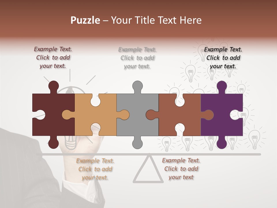 Lamp Leadership Plan PowerPoint Template