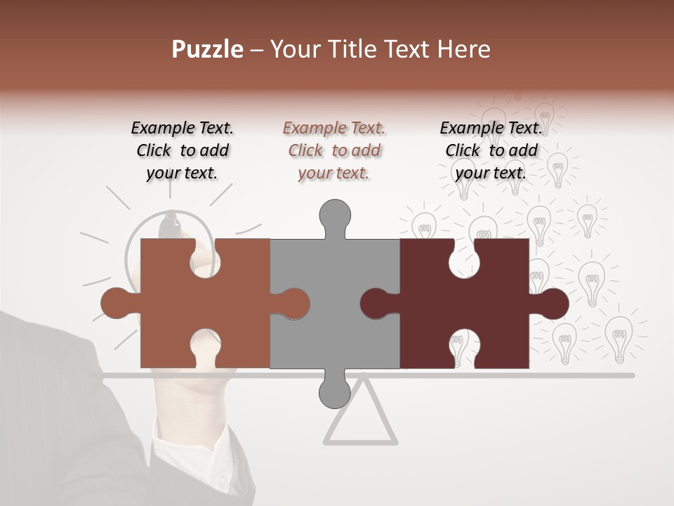 Lamp Leadership Plan PowerPoint Template