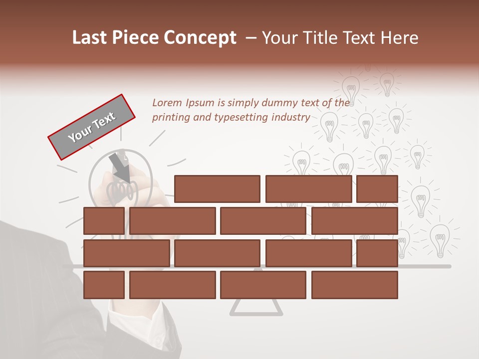 Lamp Leadership Plan PowerPoint Template