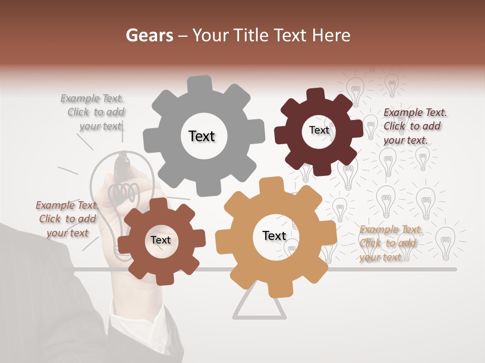 Lamp Leadership Plan PowerPoint Template