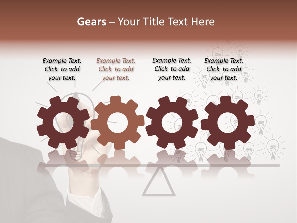 Lamp Leadership Plan PowerPoint Template