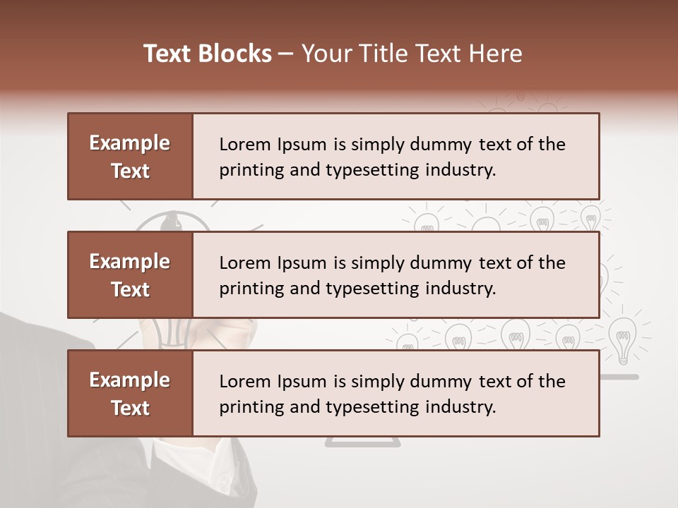 Lamp Leadership Plan PowerPoint Template