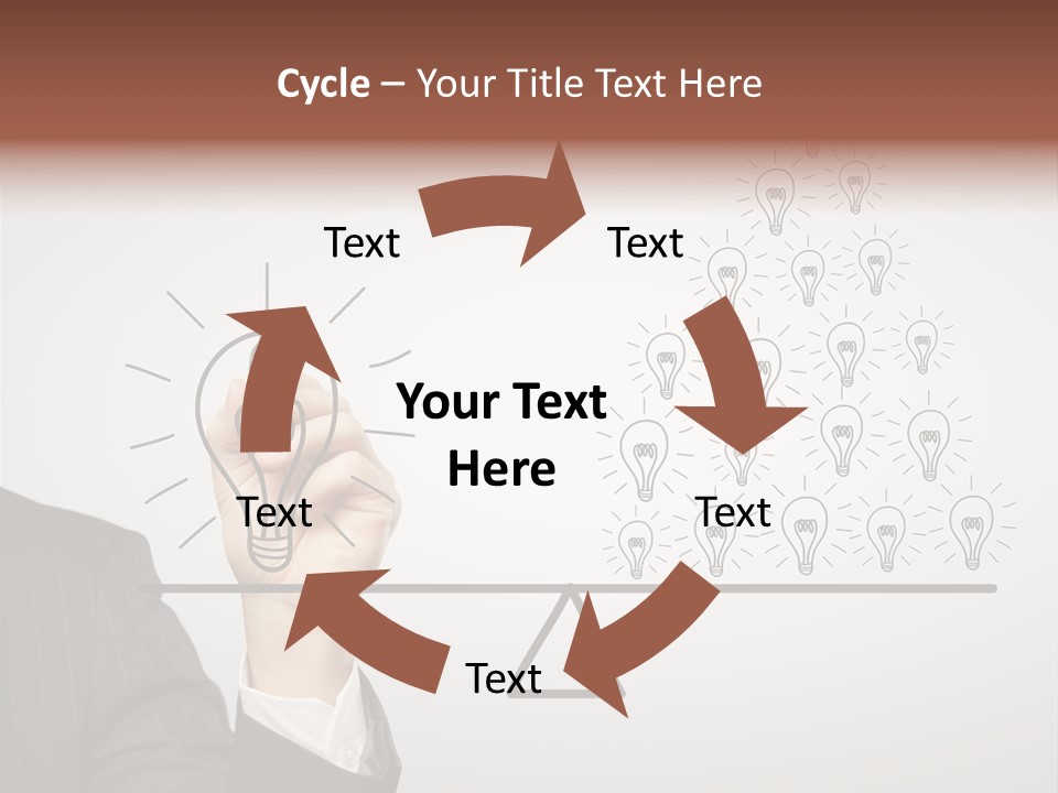 Lamp Leadership Plan PowerPoint Template