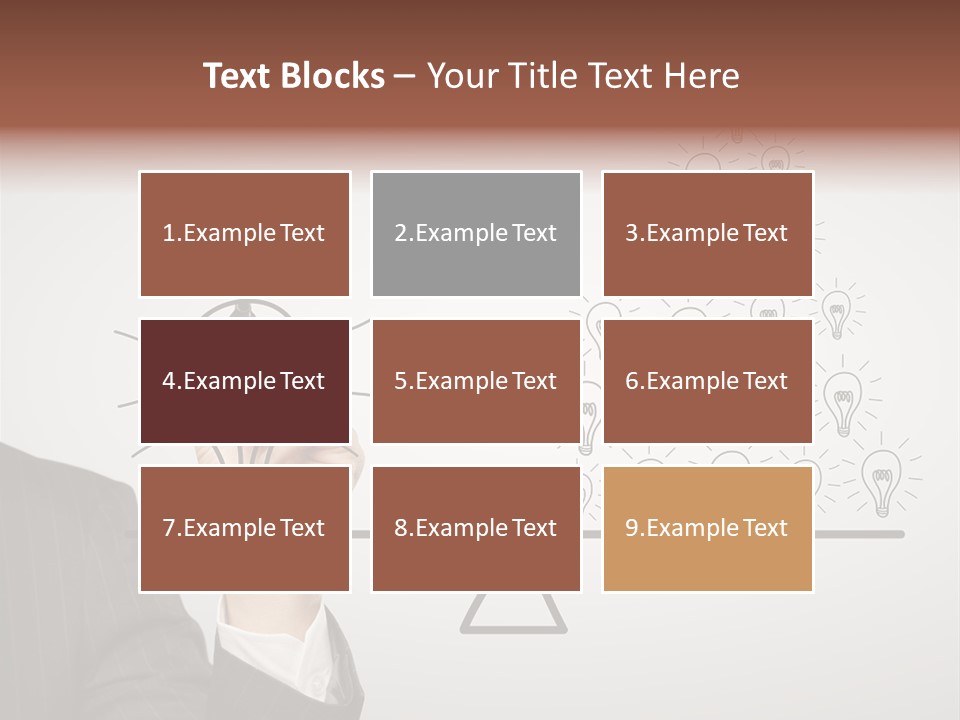 Lamp Leadership Plan PowerPoint Template