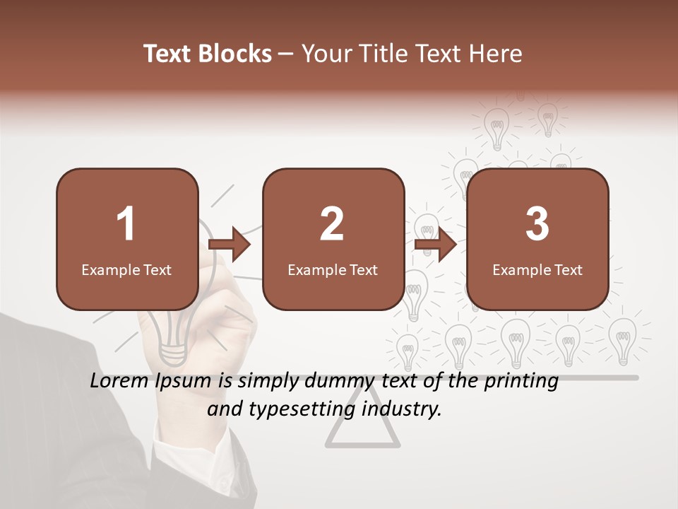 Lamp Leadership Plan PowerPoint Template