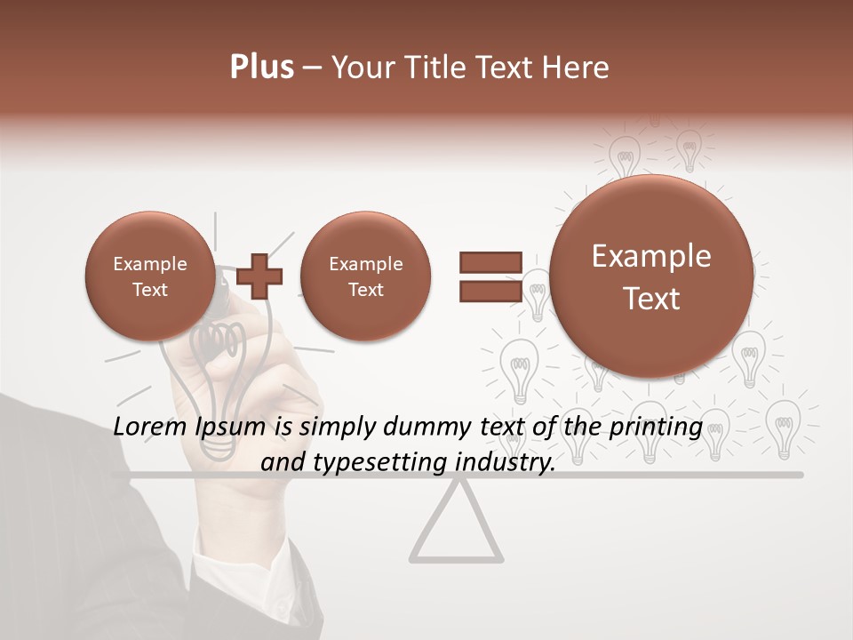 Lamp Leadership Plan PowerPoint Template