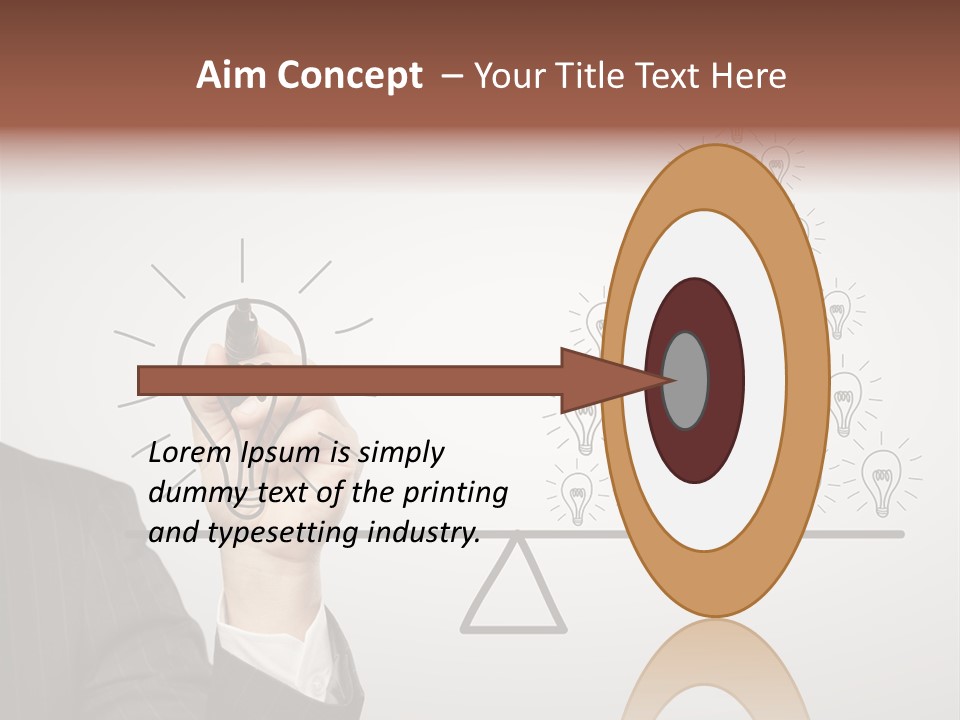 Lamp Leadership Plan PowerPoint Template