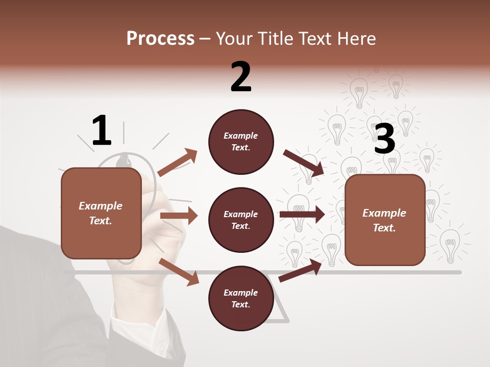 Lamp Leadership Plan PowerPoint Template