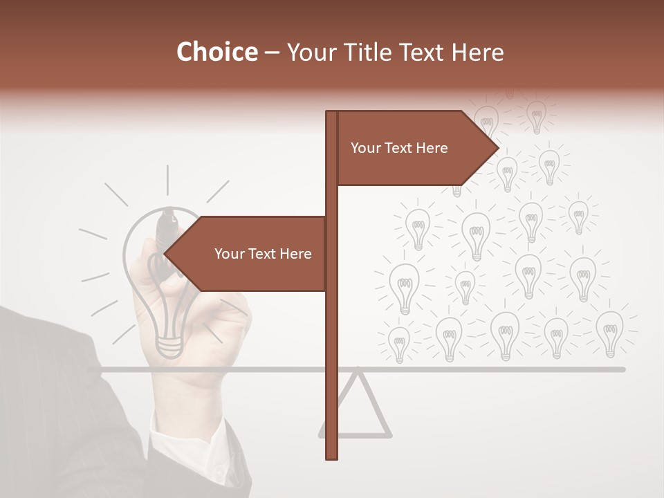 Lamp Leadership Plan PowerPoint Template