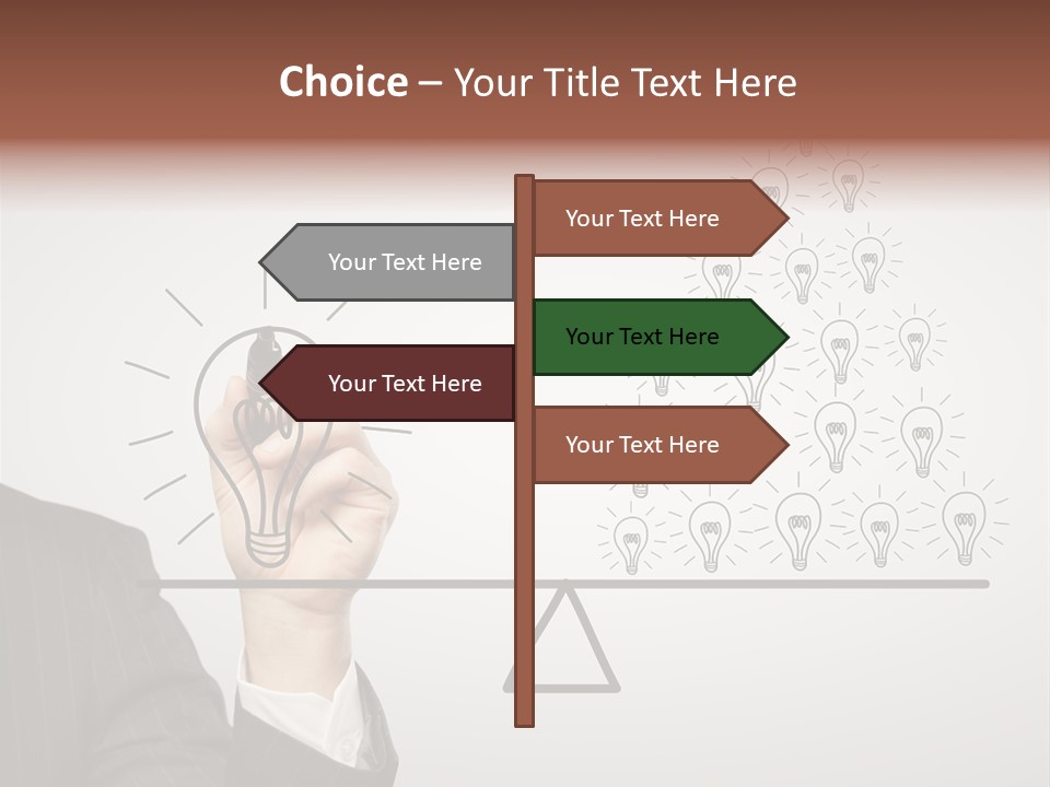 Lamp Leadership Plan PowerPoint Template