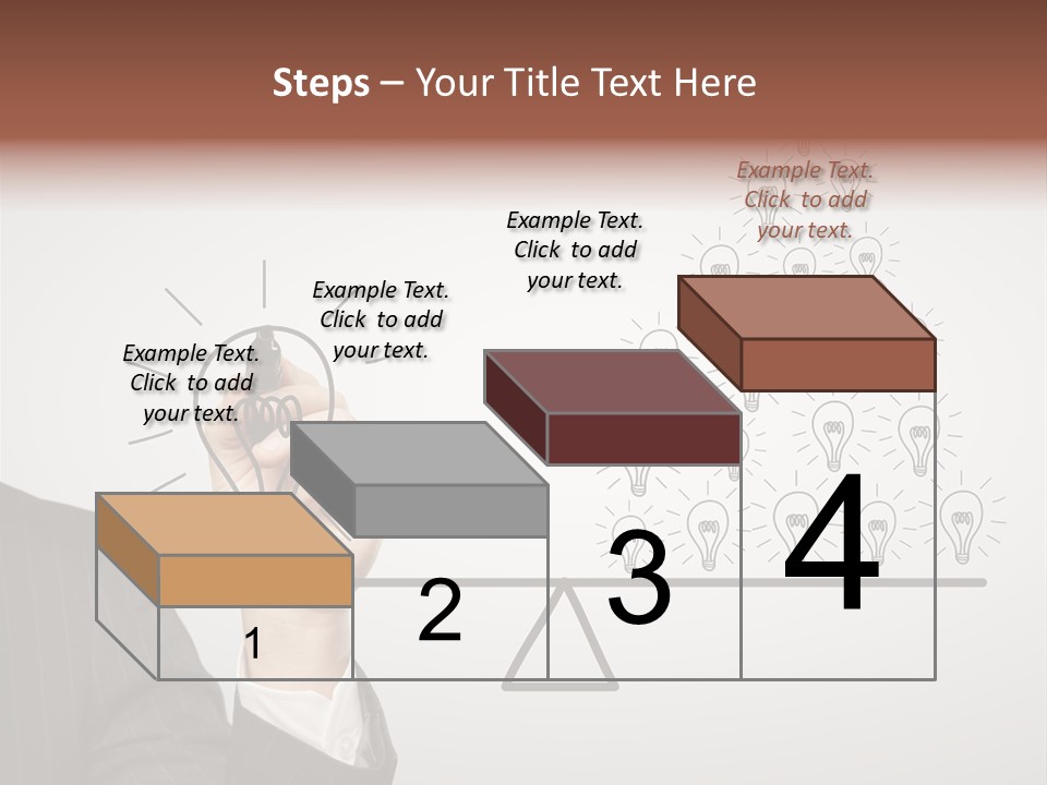 Lamp Leadership Plan PowerPoint Template