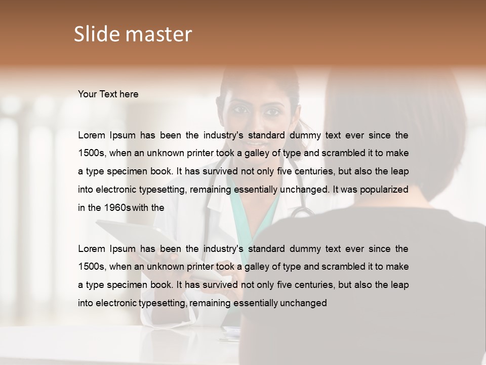 Questions Digital Tablet Office PowerPoint Template