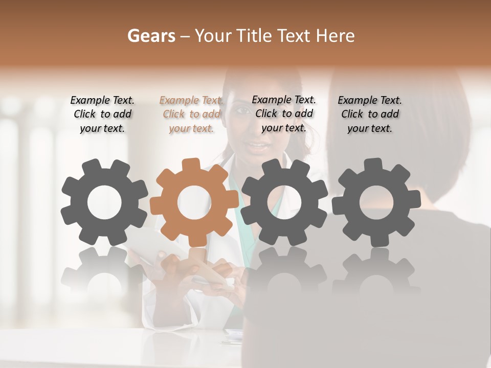 Questions Digital Tablet Office PowerPoint Template