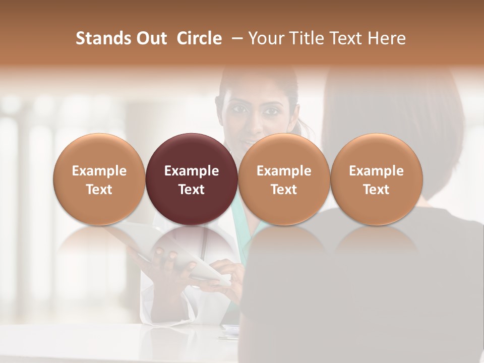 Questions Digital Tablet Office PowerPoint Template