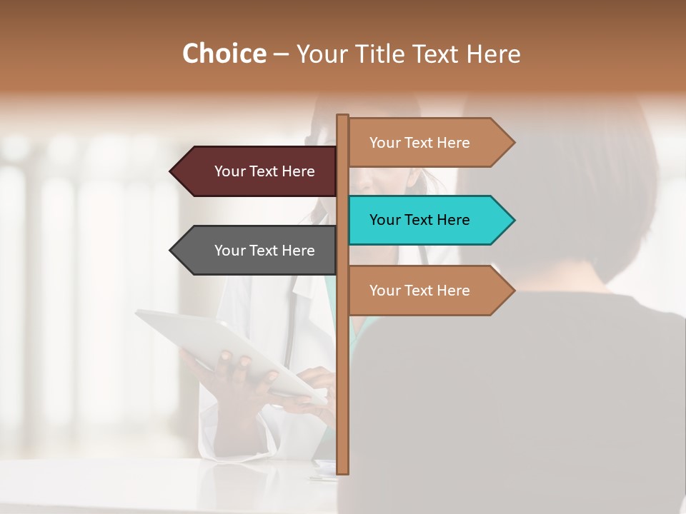 Questions Digital Tablet Office PowerPoint Template