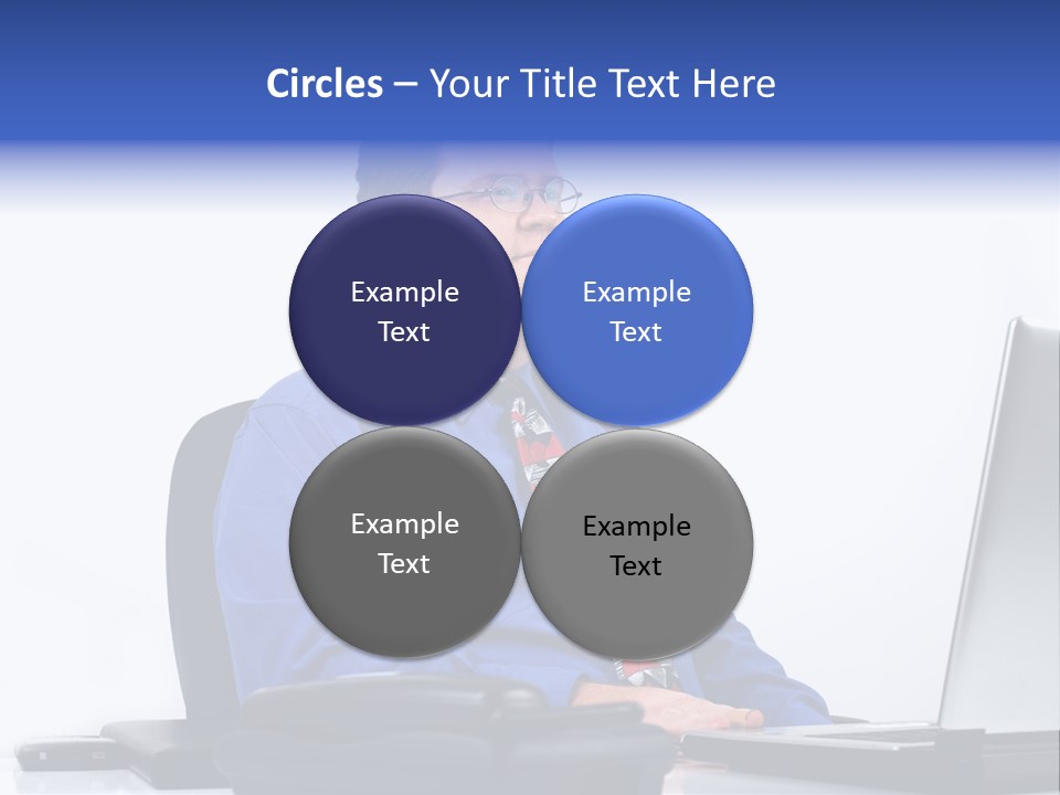 Aspiration Well Dressed Man Looking To The Future PowerPoint Template