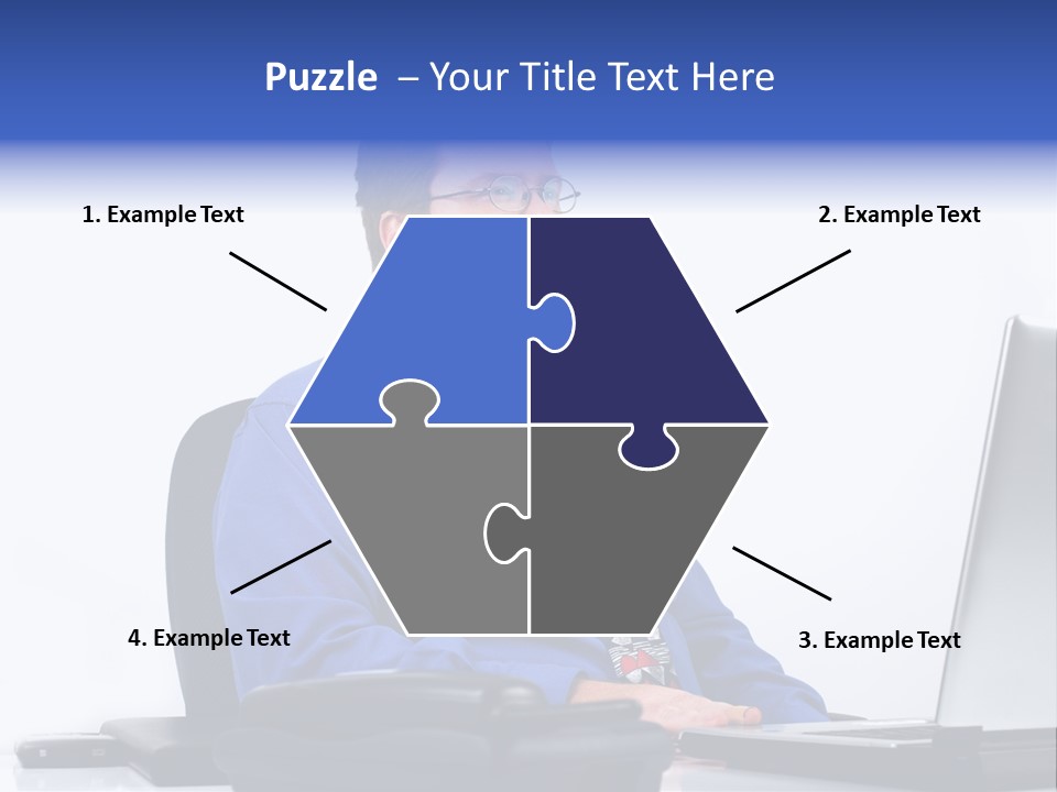 Aspiration Well Dressed Man Looking To The Future PowerPoint Template