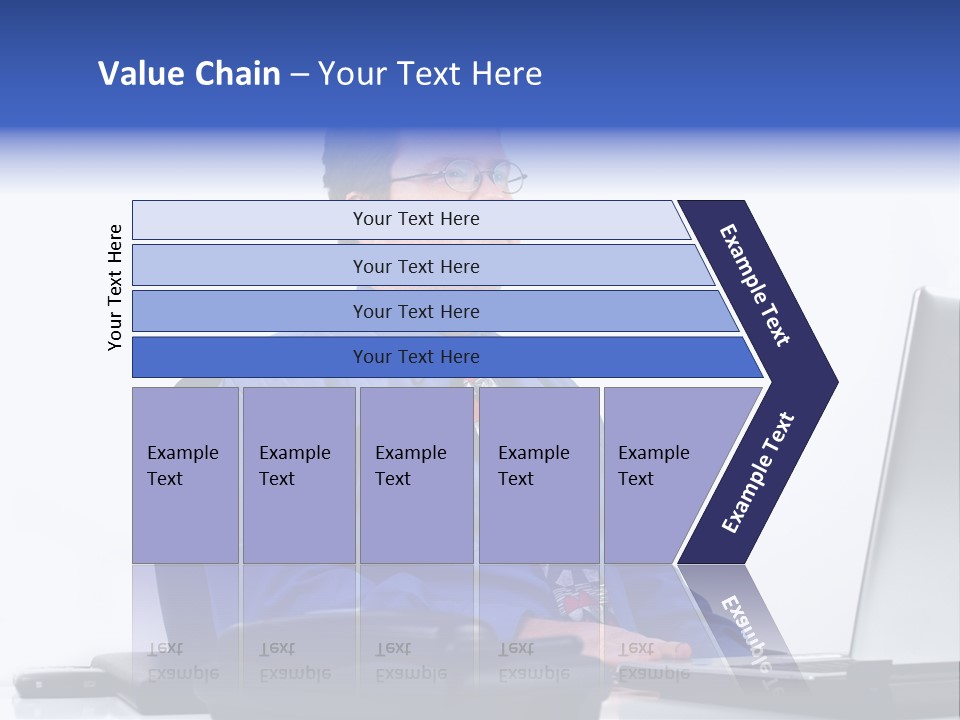 Aspiration Well Dressed Man Looking To The Future PowerPoint Template