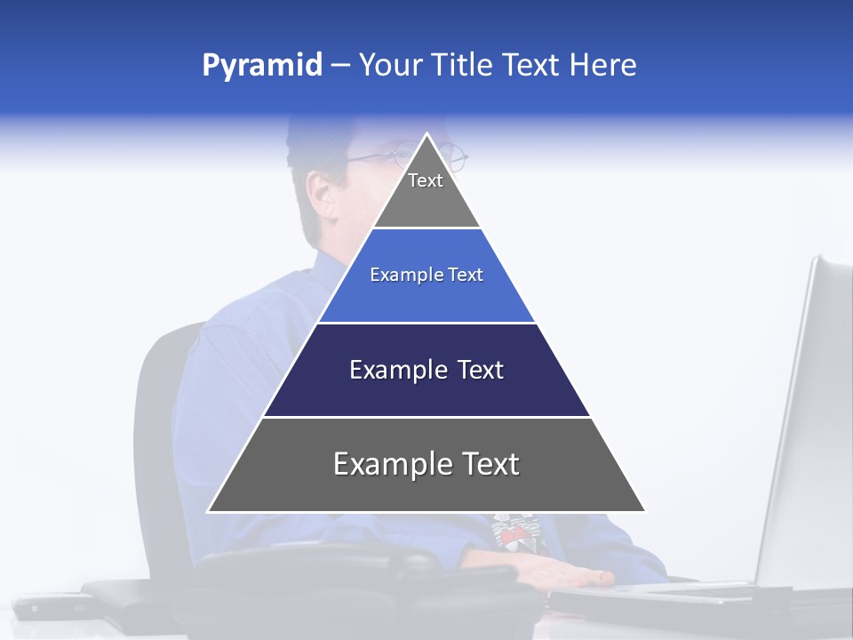 Aspiration Well Dressed Man Looking To The Future PowerPoint Template