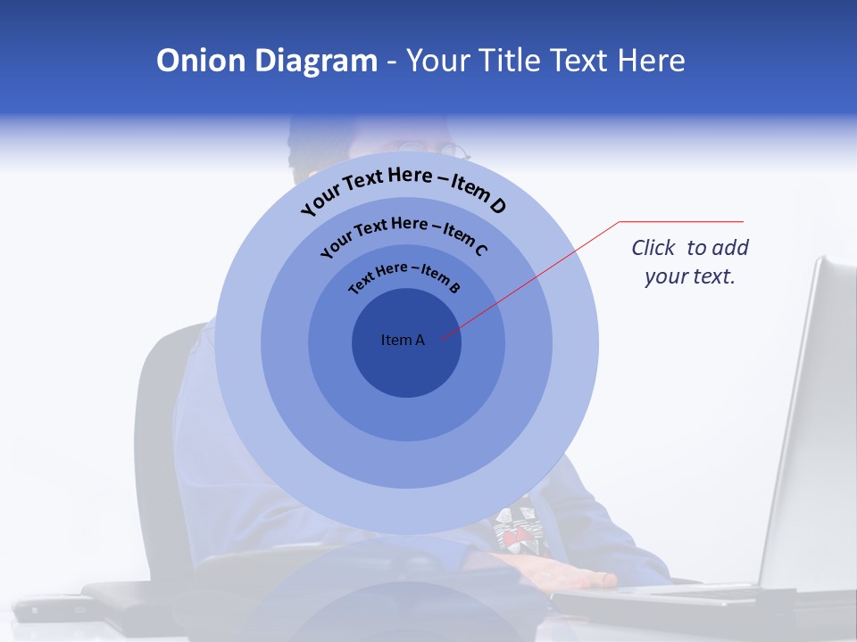 Aspiration Well Dressed Man Looking To The Future PowerPoint Template