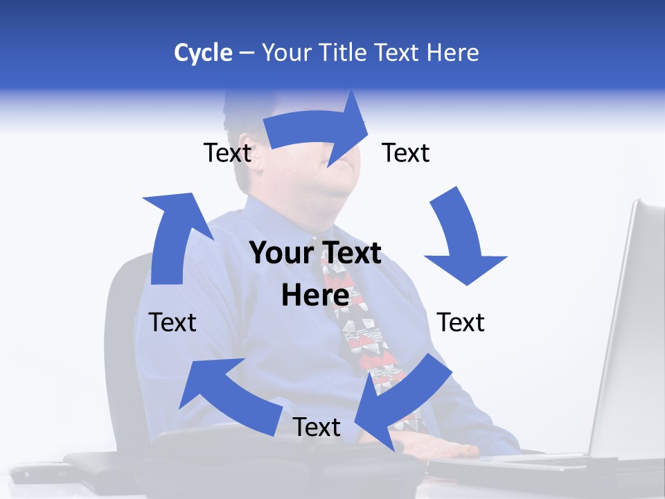 Aspiration Well Dressed Man Looking To The Future PowerPoint Template