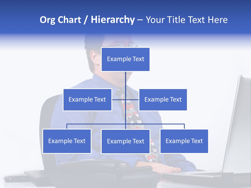 Aspiration Well Dressed Man Looking To The Future PowerPoint Template