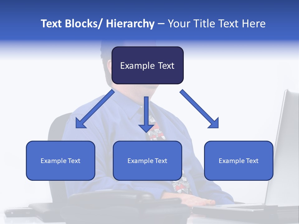 Aspiration Well Dressed Man Looking To The Future PowerPoint Template