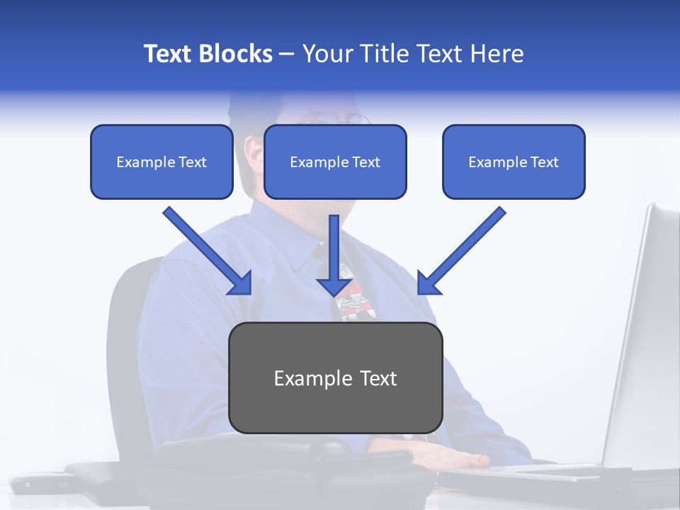 Aspiration Well Dressed Man Looking To The Future PowerPoint Template