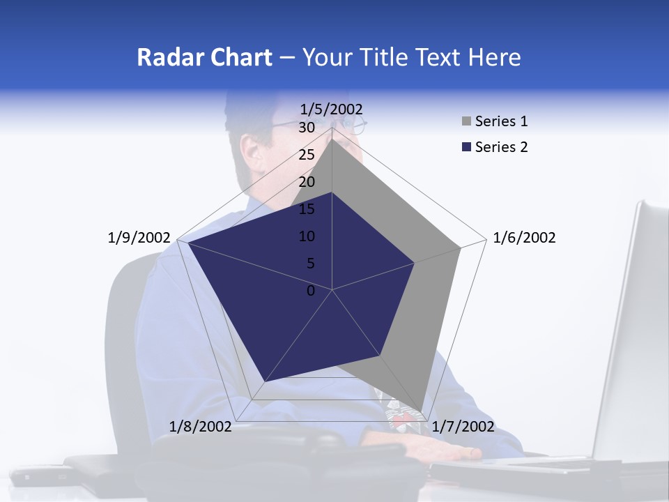 Aspiration Well Dressed Man Looking To The Future PowerPoint Template