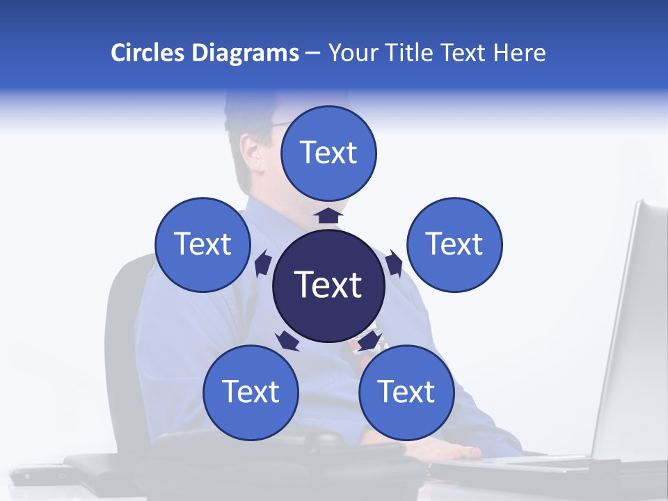 Aspiration Well Dressed Man Looking To The Future PowerPoint Template