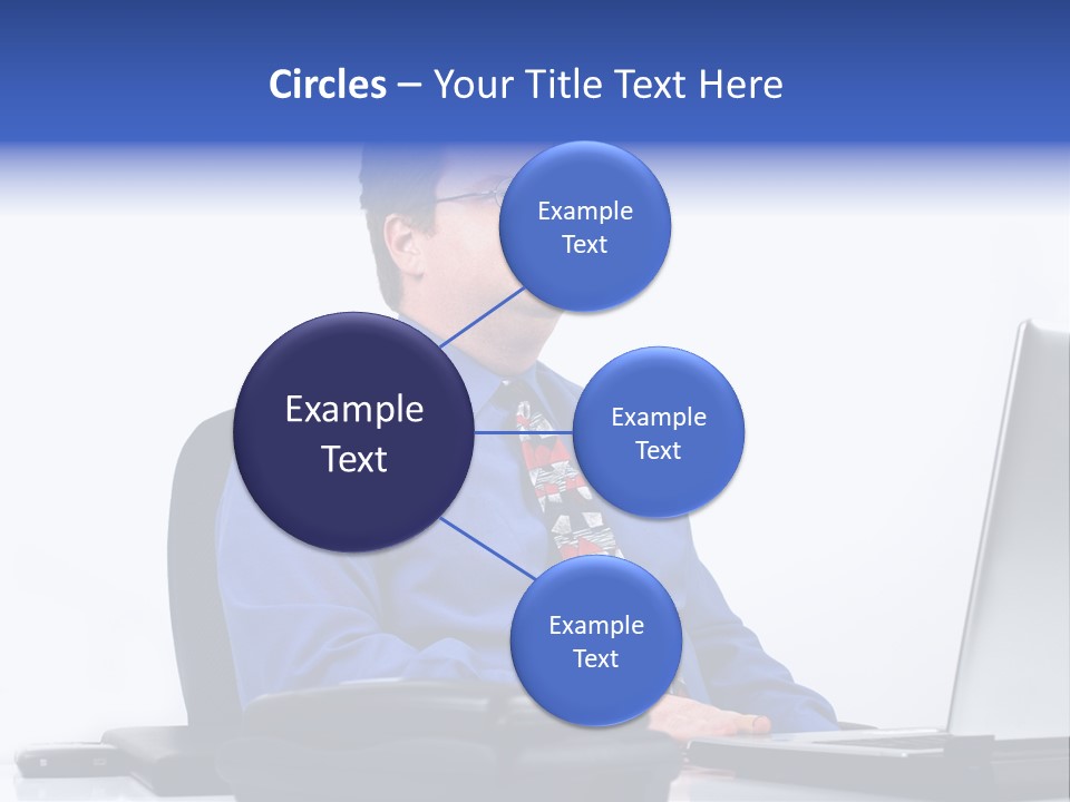 Aspiration Well Dressed Man Looking To The Future PowerPoint Template