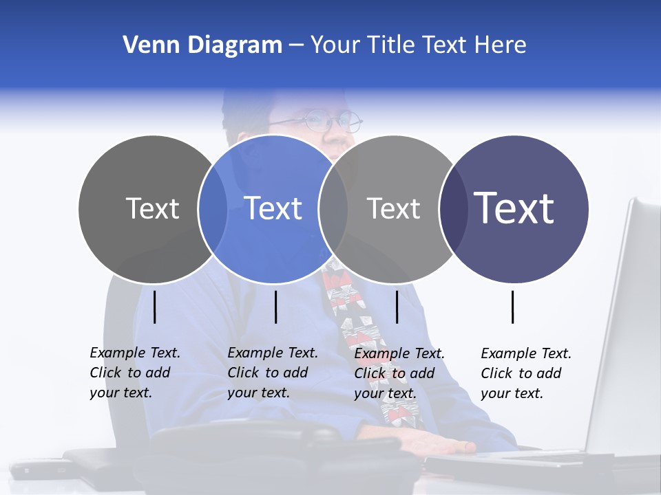 Aspiration Well Dressed Man Looking To The Future PowerPoint Template