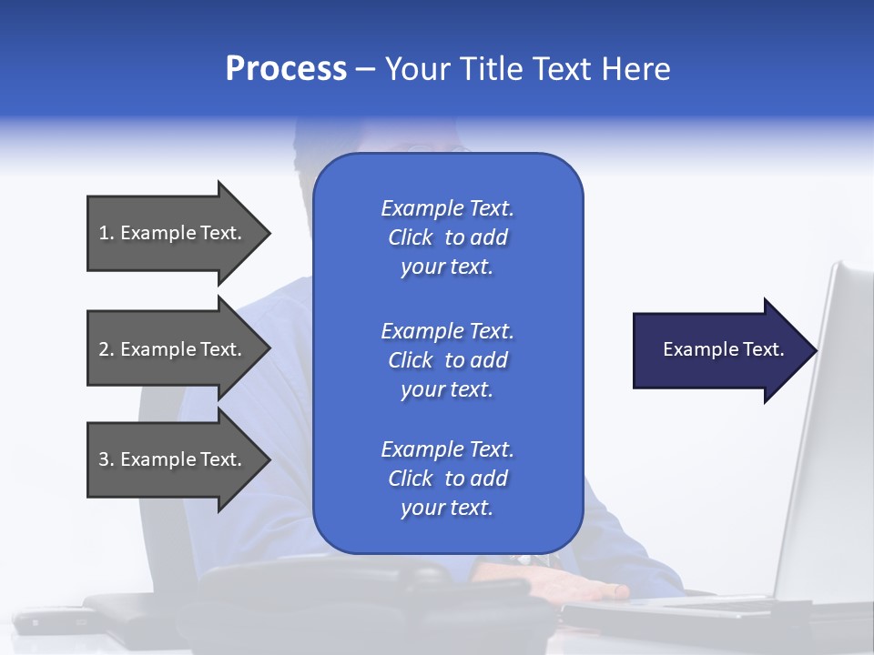Aspiration Well Dressed Man Looking To The Future PowerPoint Template