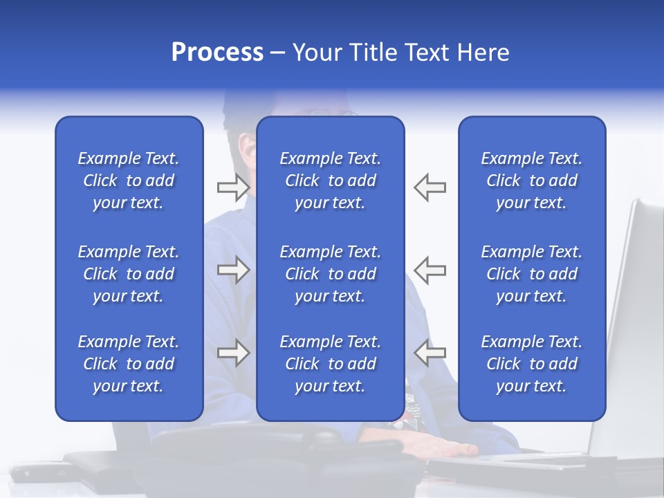 Aspiration Well Dressed Man Looking To The Future PowerPoint Template