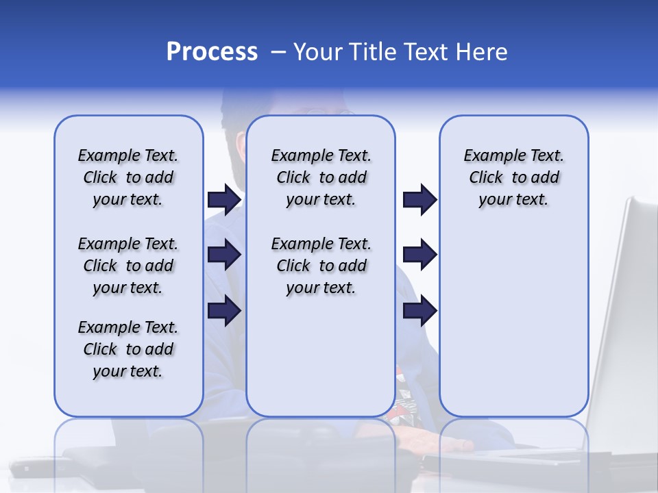 Aspiration Well Dressed Man Looking To The Future PowerPoint Template