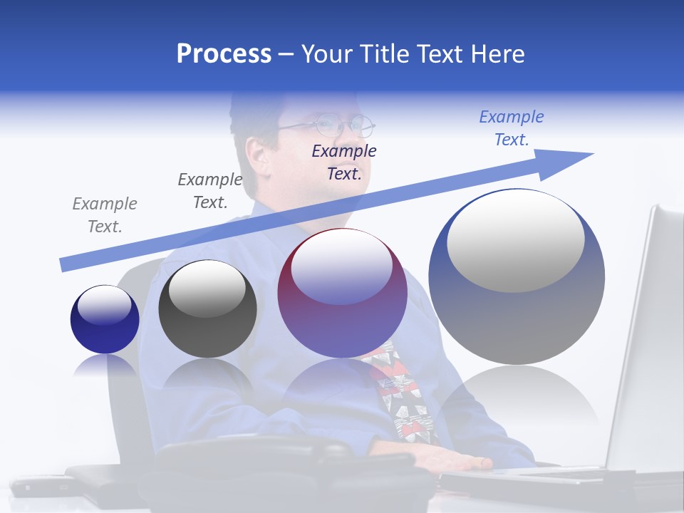 Aspiration Well Dressed Man Looking To The Future PowerPoint Template