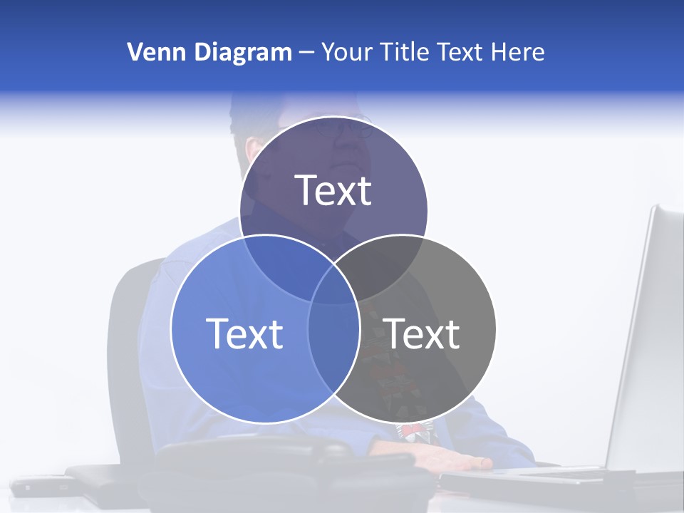 Aspiration Well Dressed Man Looking To The Future PowerPoint Template