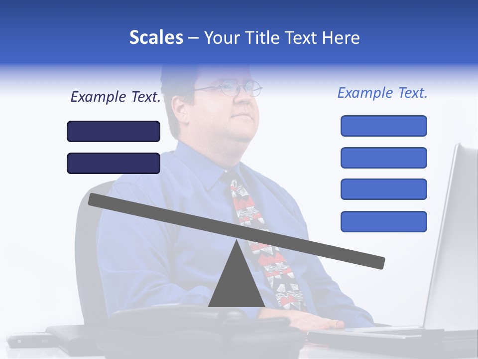 Aspiration Well Dressed Man Looking To The Future PowerPoint Template