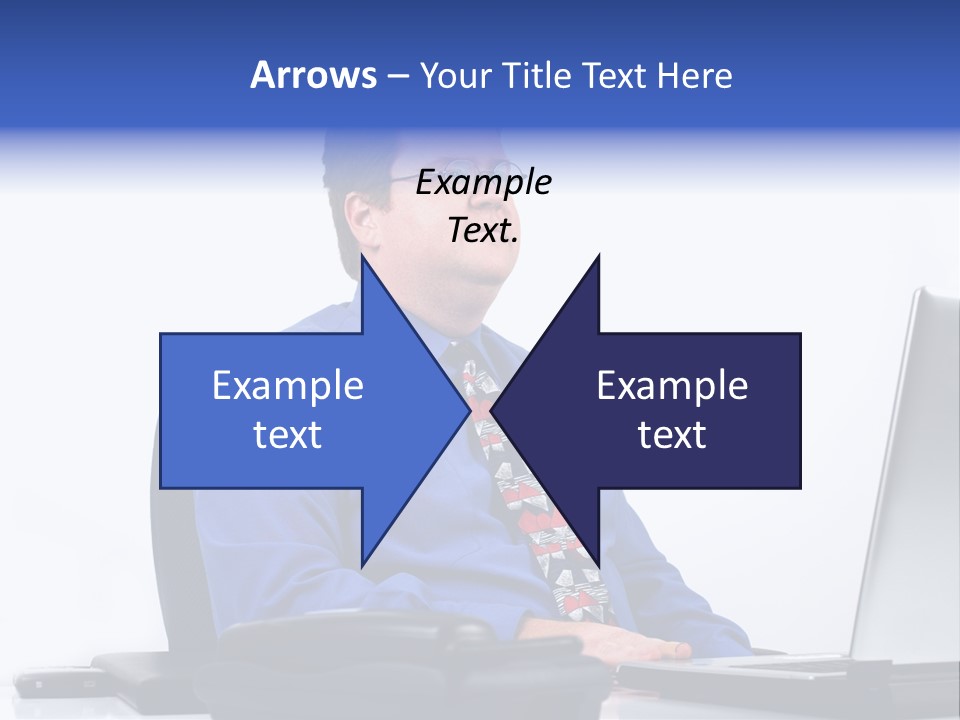 Aspiration Well Dressed Man Looking To The Future PowerPoint Template