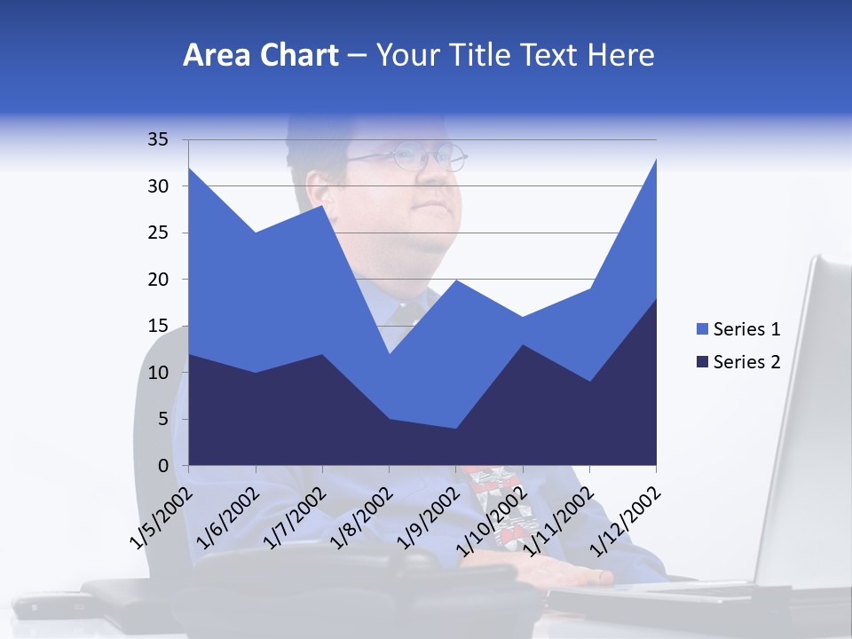 Aspiration Well Dressed Man Looking To The Future PowerPoint Template