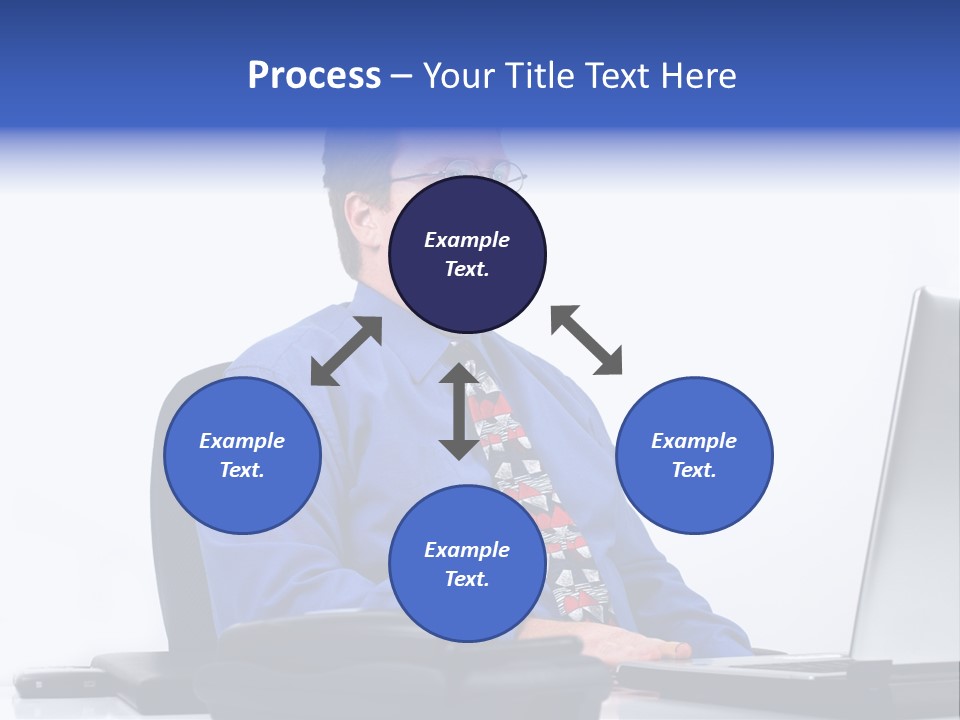 Aspiration Well Dressed Man Looking To The Future PowerPoint Template