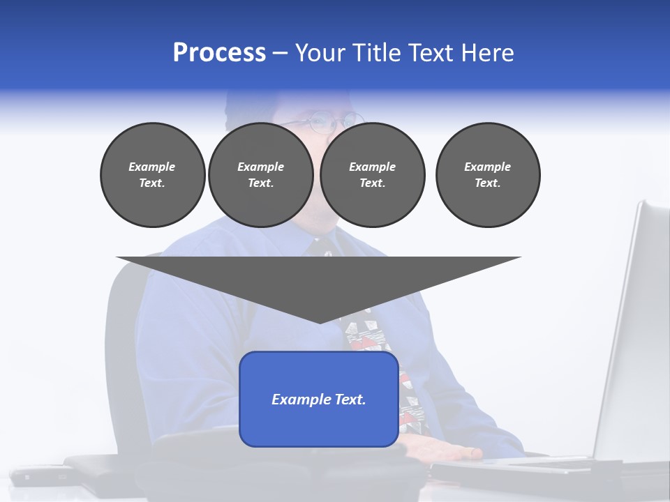 Aspiration Well Dressed Man Looking To The Future PowerPoint Template