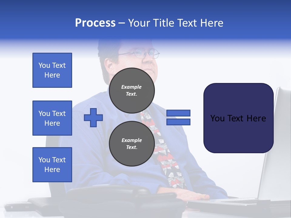 Aspiration Well Dressed Man Looking To The Future PowerPoint Template